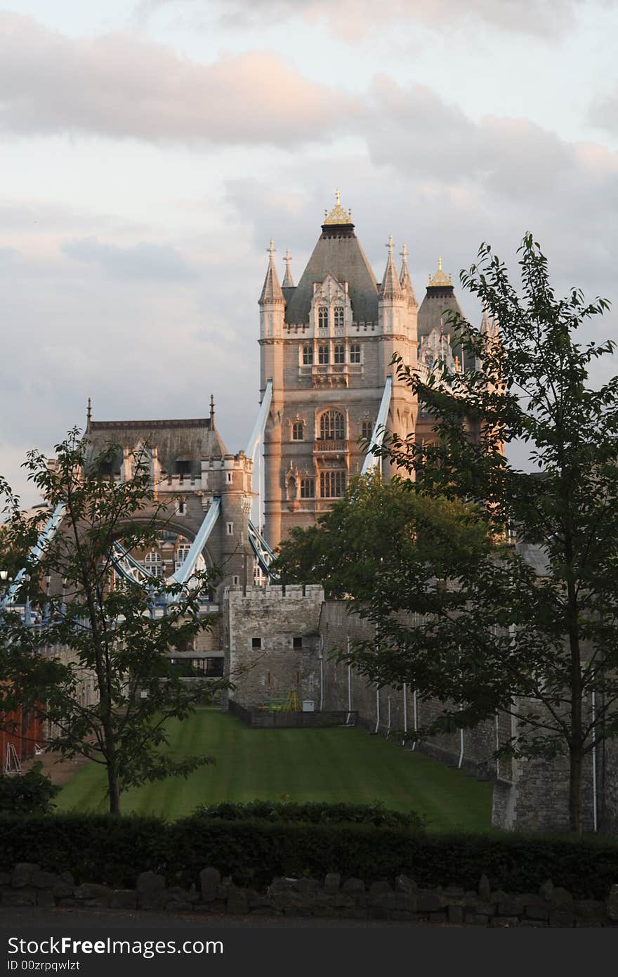 The Tower Bridge in sunset light