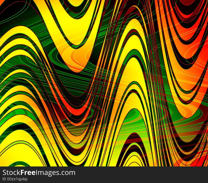 A  abstract background made out of wavy lines. A  abstract background made out of wavy lines