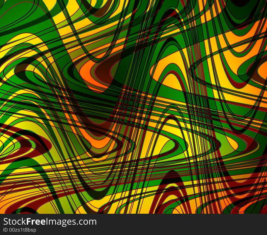 A abstract background made out of wavy lines. A abstract background made out of wavy lines