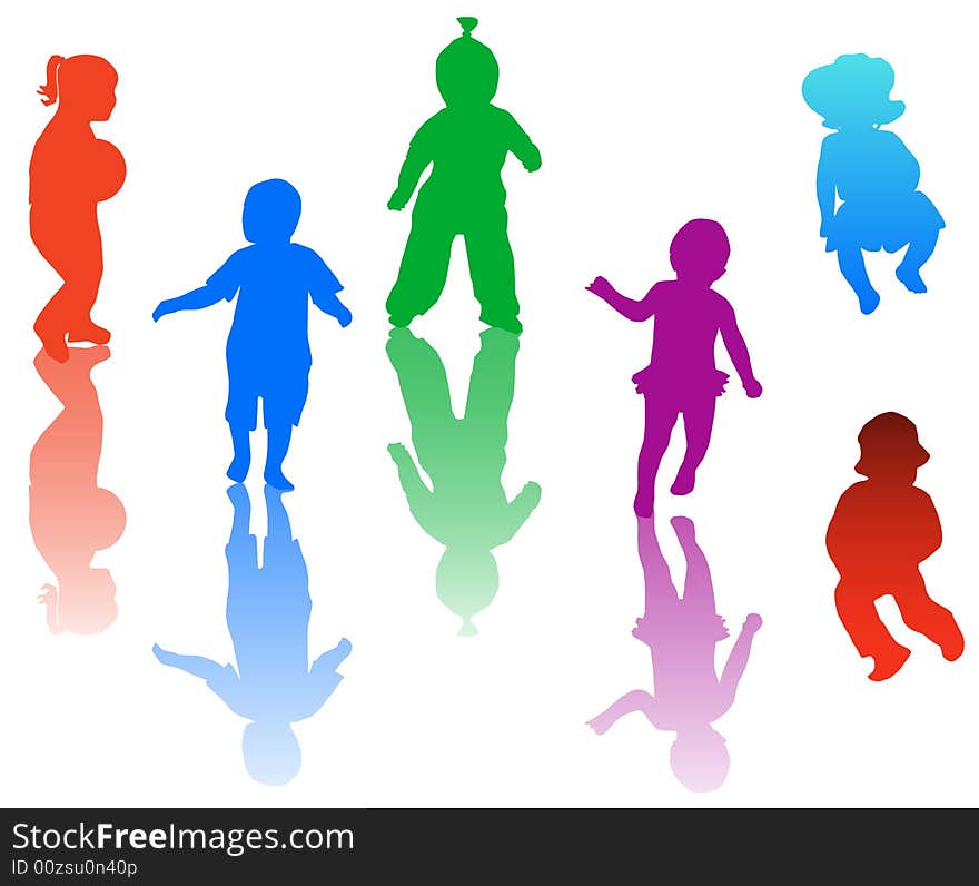 Kids Silhouettes