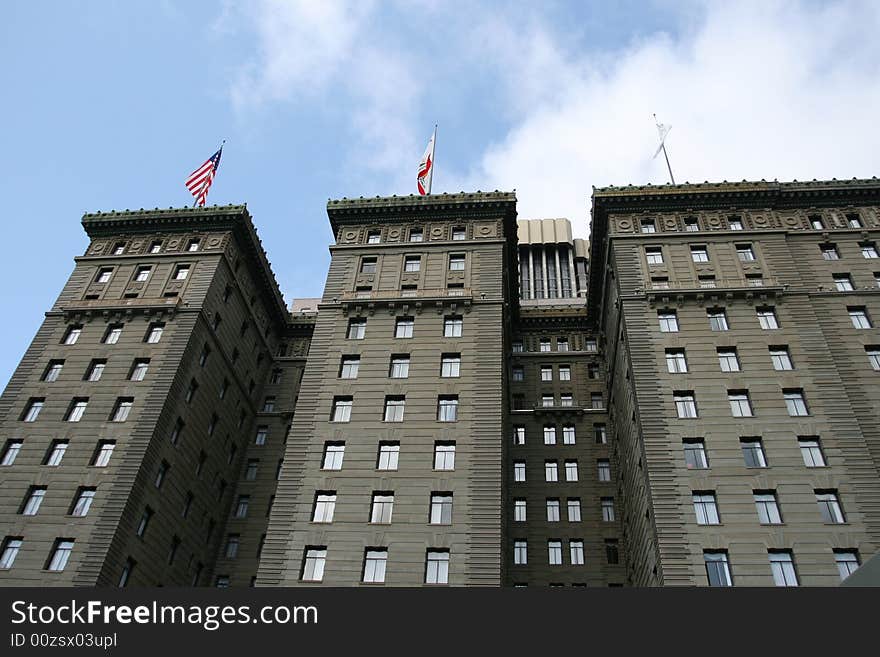 City building in San Francisco, USA.