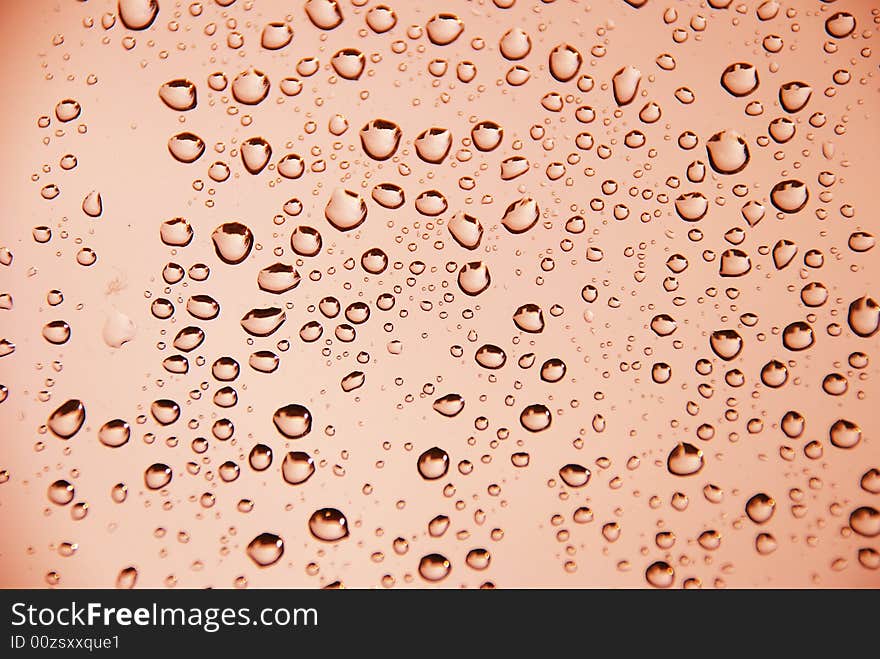 Rain Drops On Window