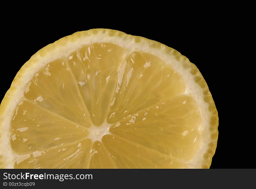 A close up of a Lemon.