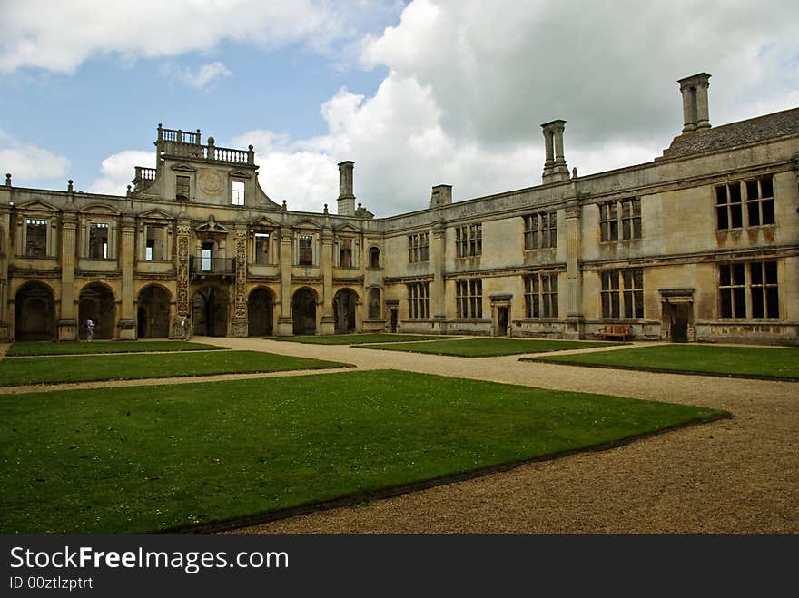 A sprawling, part derelict Elizabethan mansion. A sprawling, part derelict Elizabethan mansion