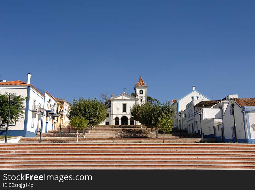 Typical Village In Southern Portugal