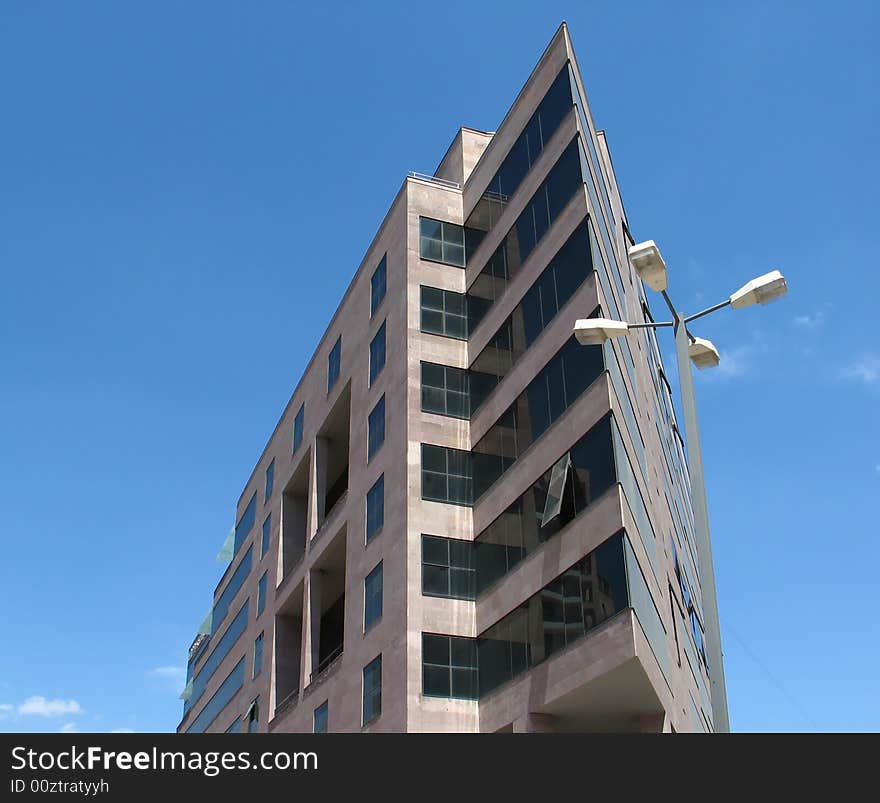 Modern building in north avenue,yerevan armenia