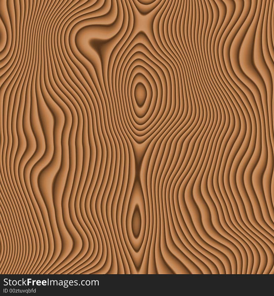 Computer generated wooden texture with knots