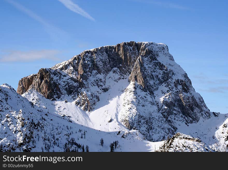 A clear day in the austrian alps. A clear day in the austrian alps.