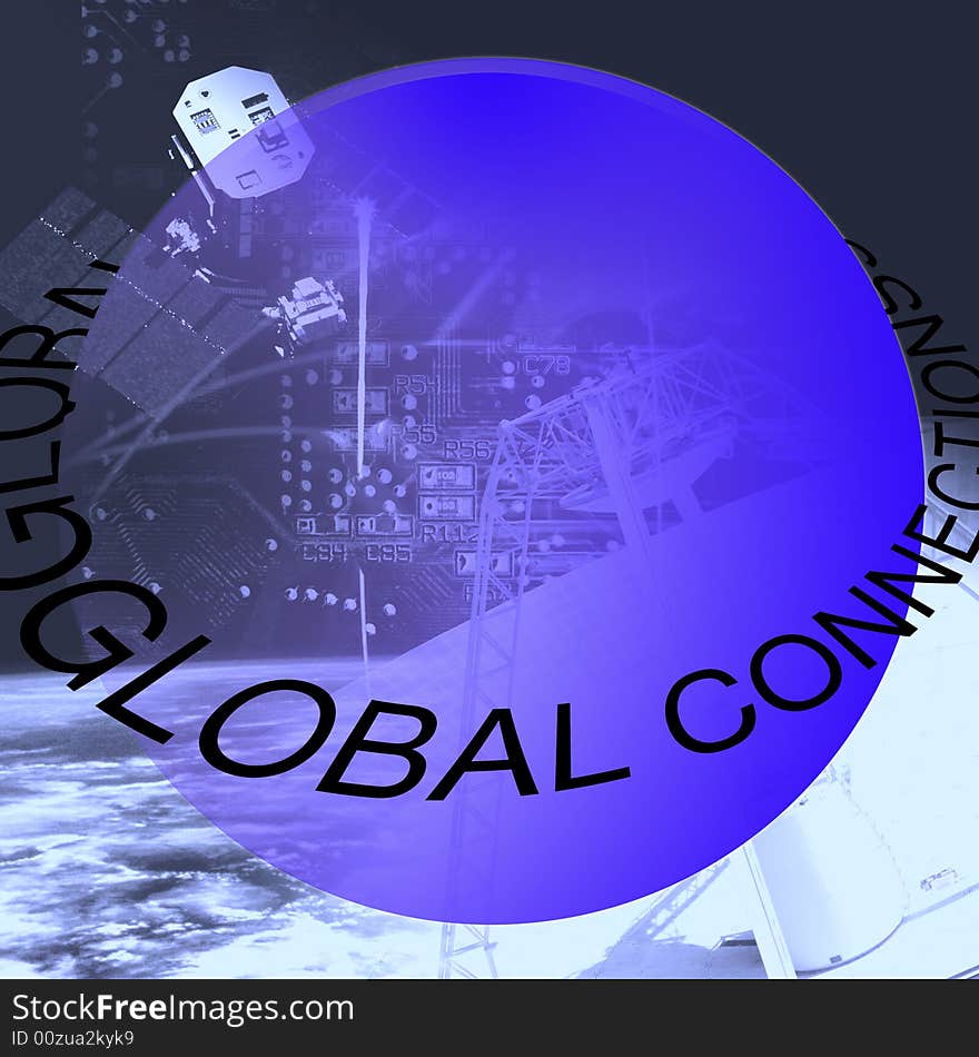 Image of globe presenting global connectivity.