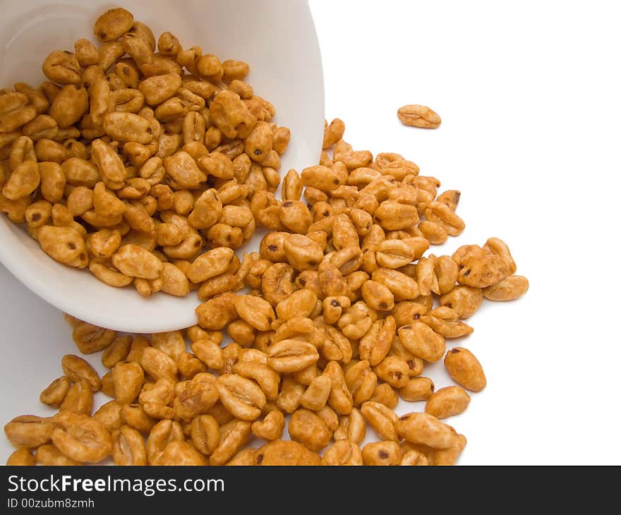 Plate with wheat