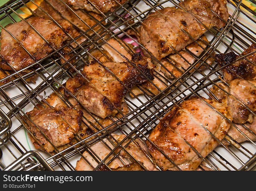 Grilled meat (grill and meat studio view)