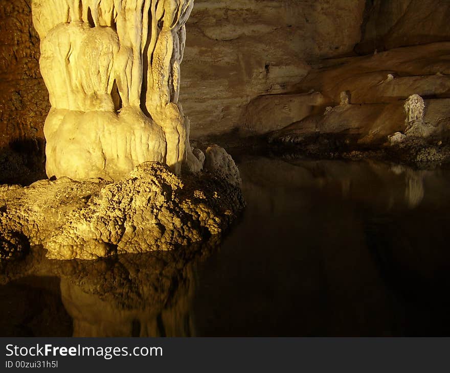 Big stalagmite