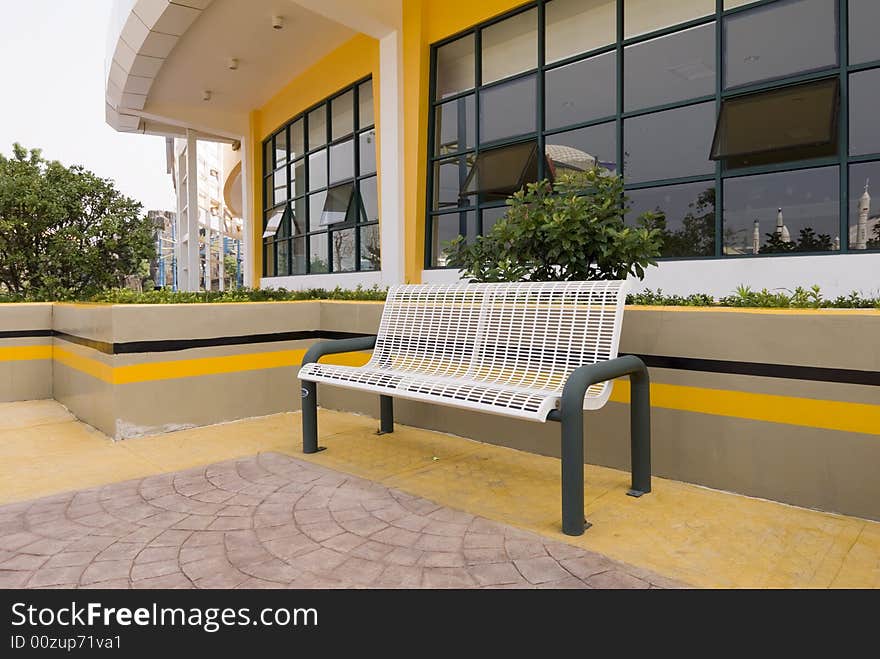 Outdoor Iron Bench