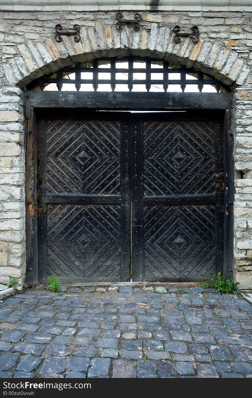 Iron door of fortress