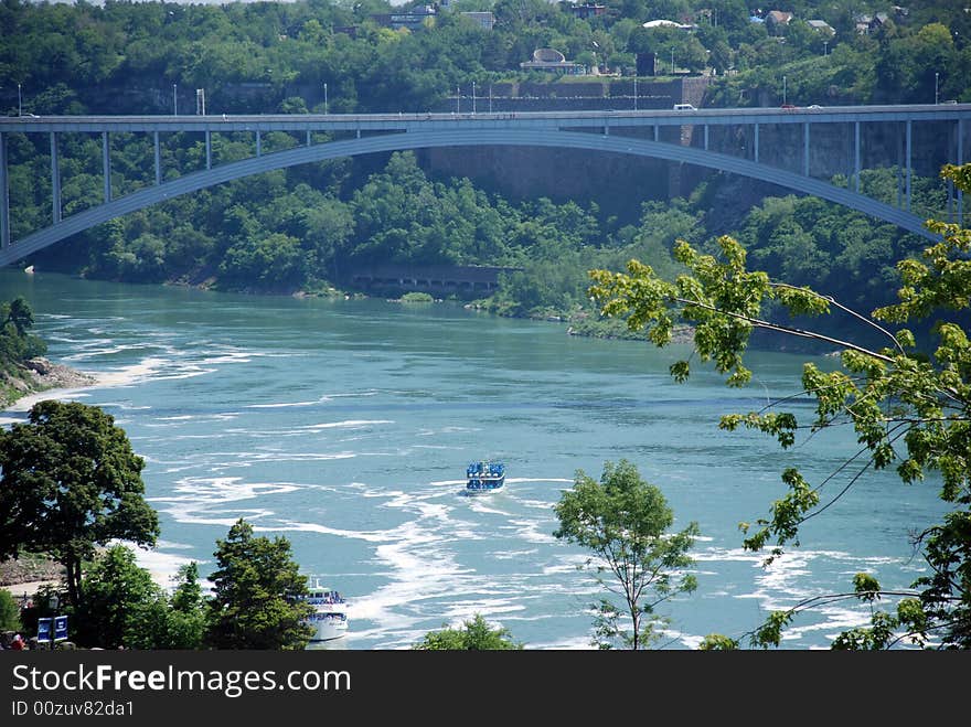 Water and bridge