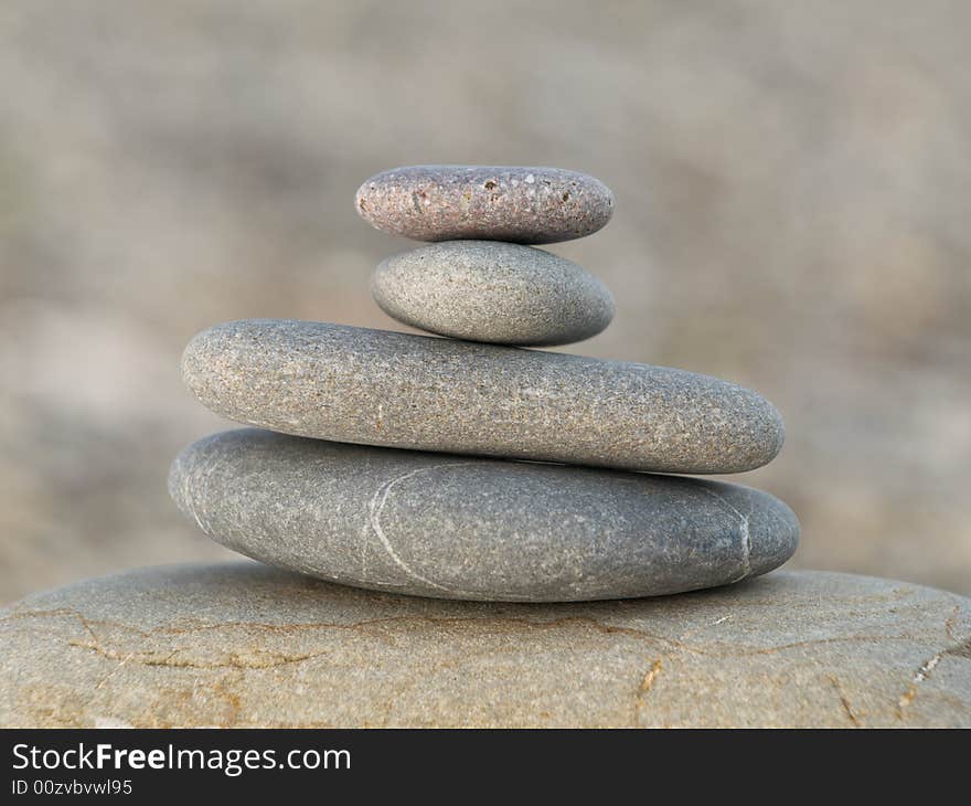 Stones on the beach