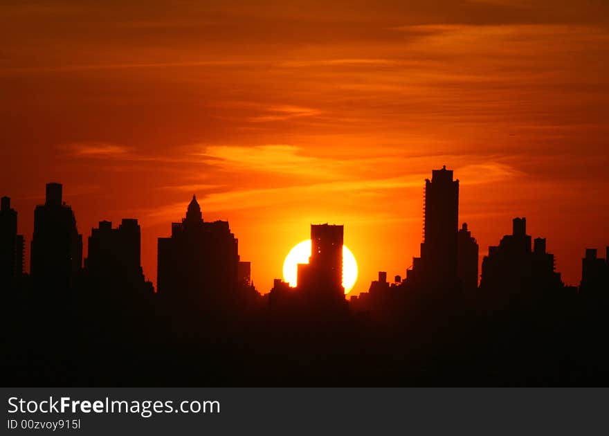 Manhattan at Sunset