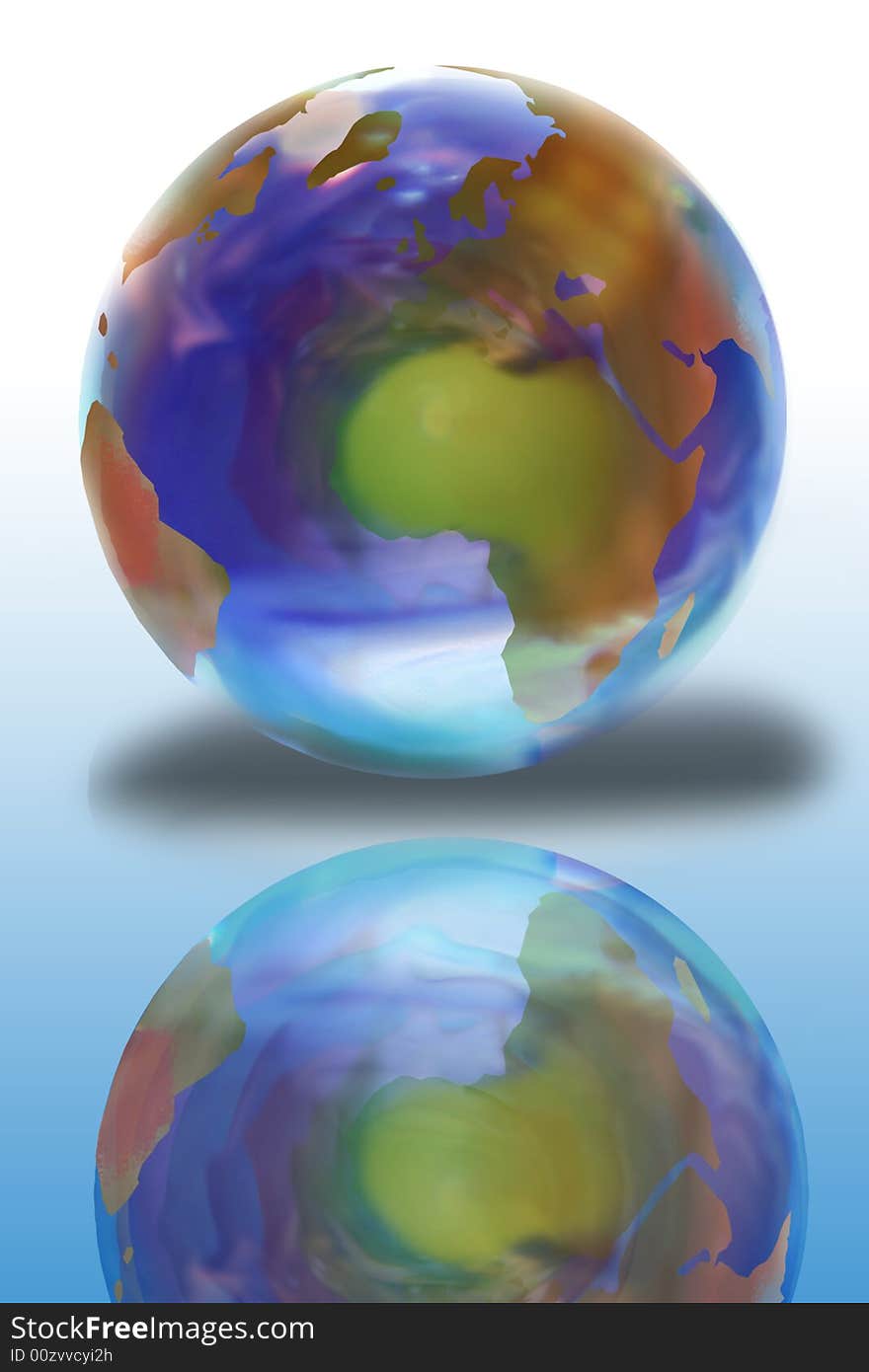 An illustration of the globe