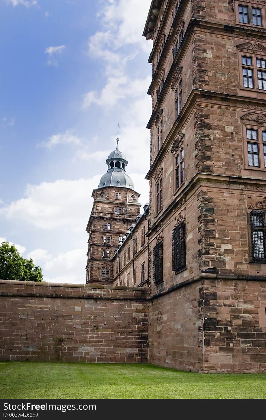 Castle johannisburg (1614) in aschaffenburg, germany. Castle johannisburg (1614) in aschaffenburg, germany.