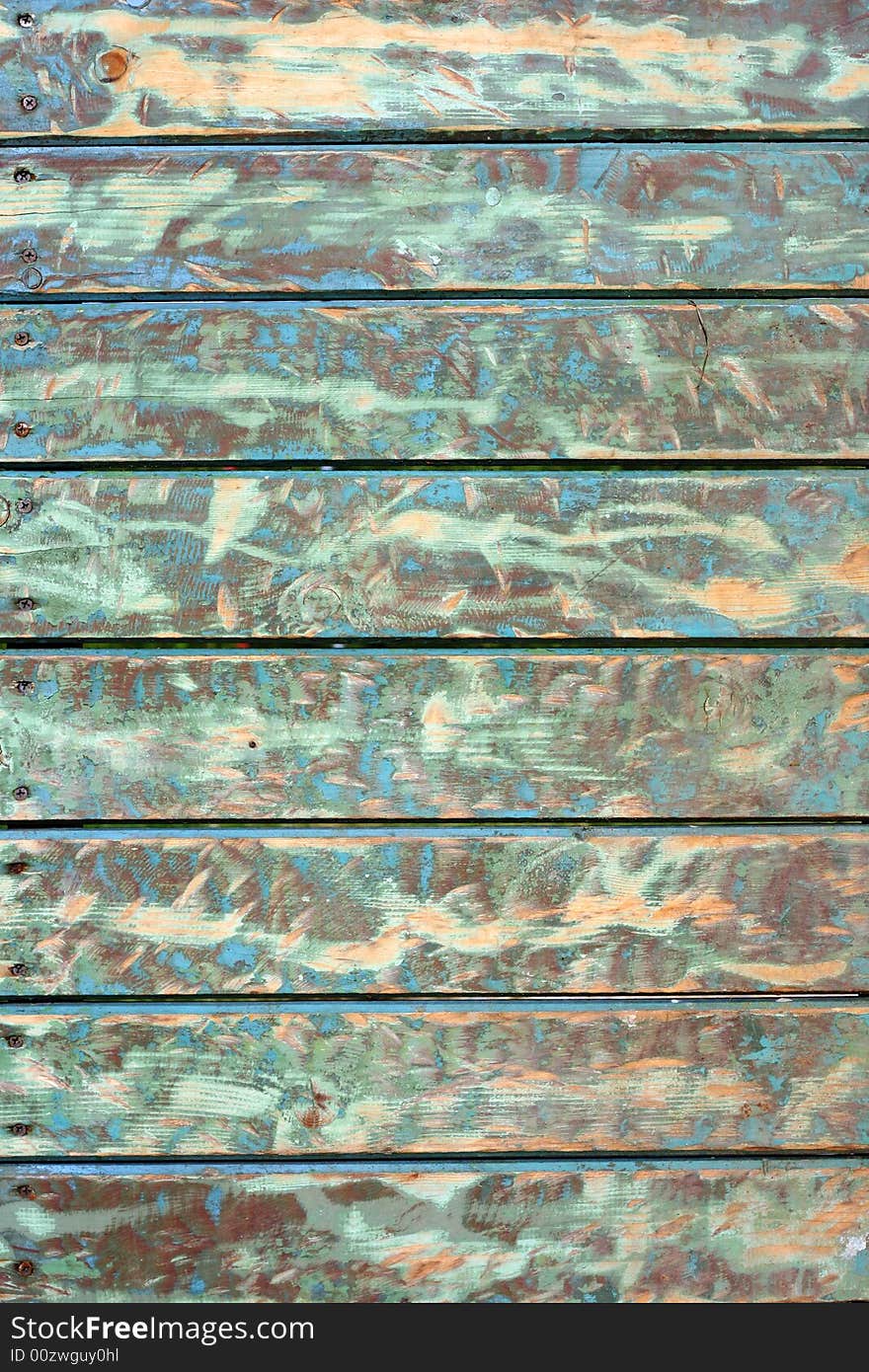 Texture Of Colored Wood