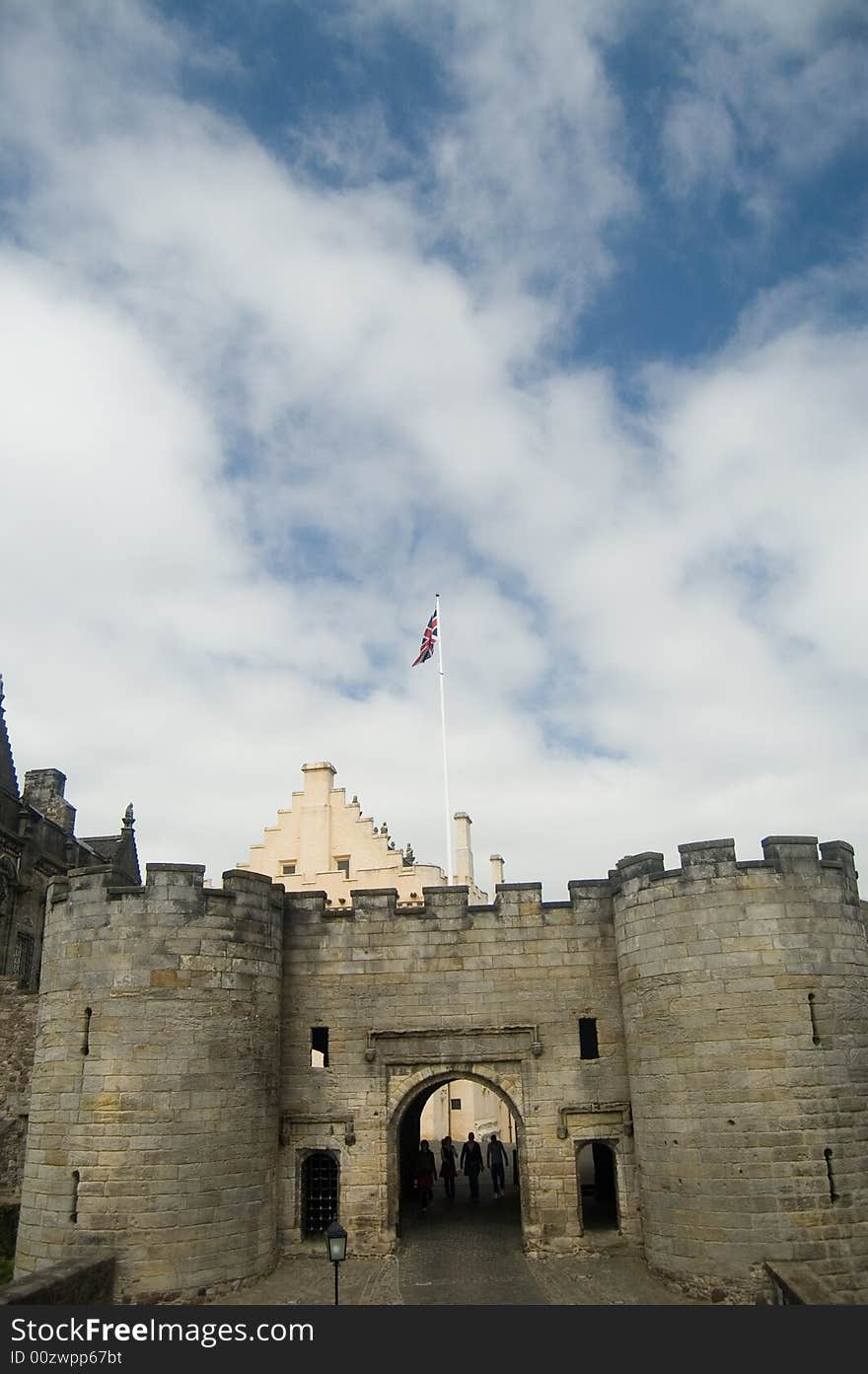 The gates of the castle