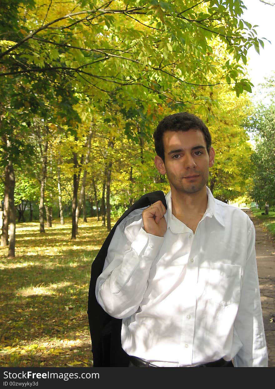 Young Man In The Park