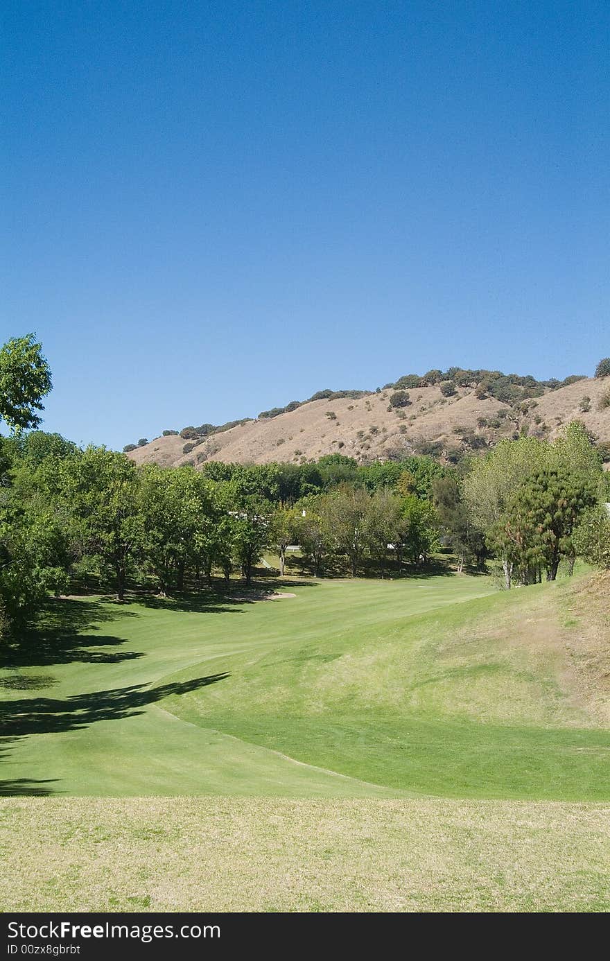 Beautiful and Green Golf Course