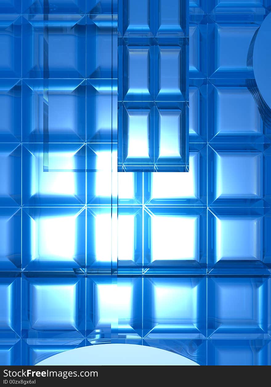 An illustration of a blue background rendered in very high resolution.