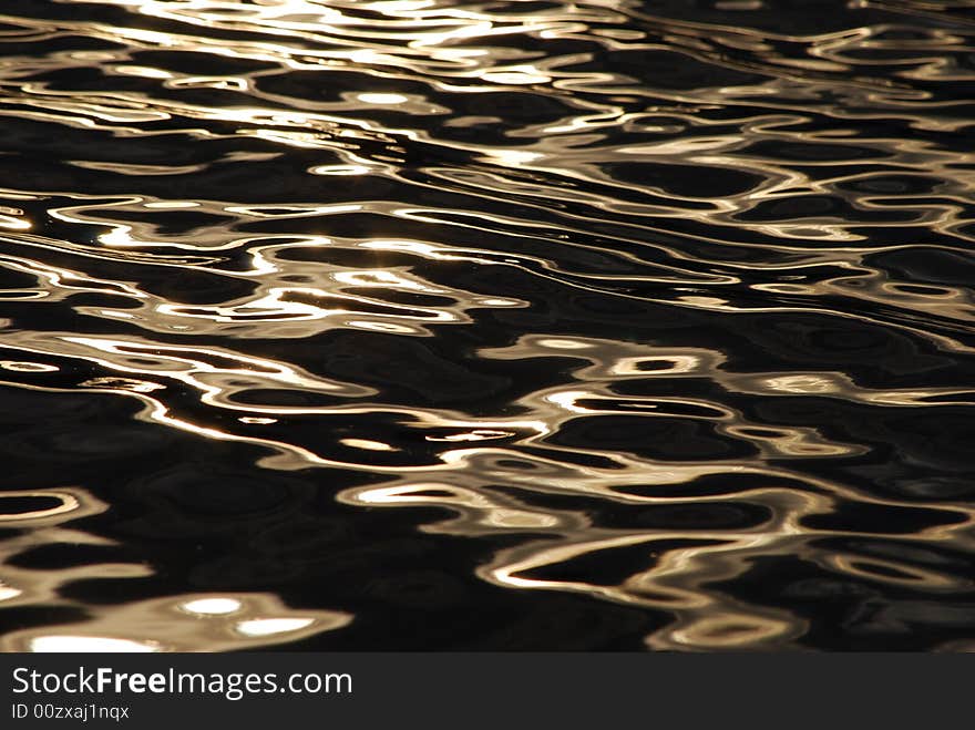 A close up of the water located on Lake Pleasant in Waterford, PA