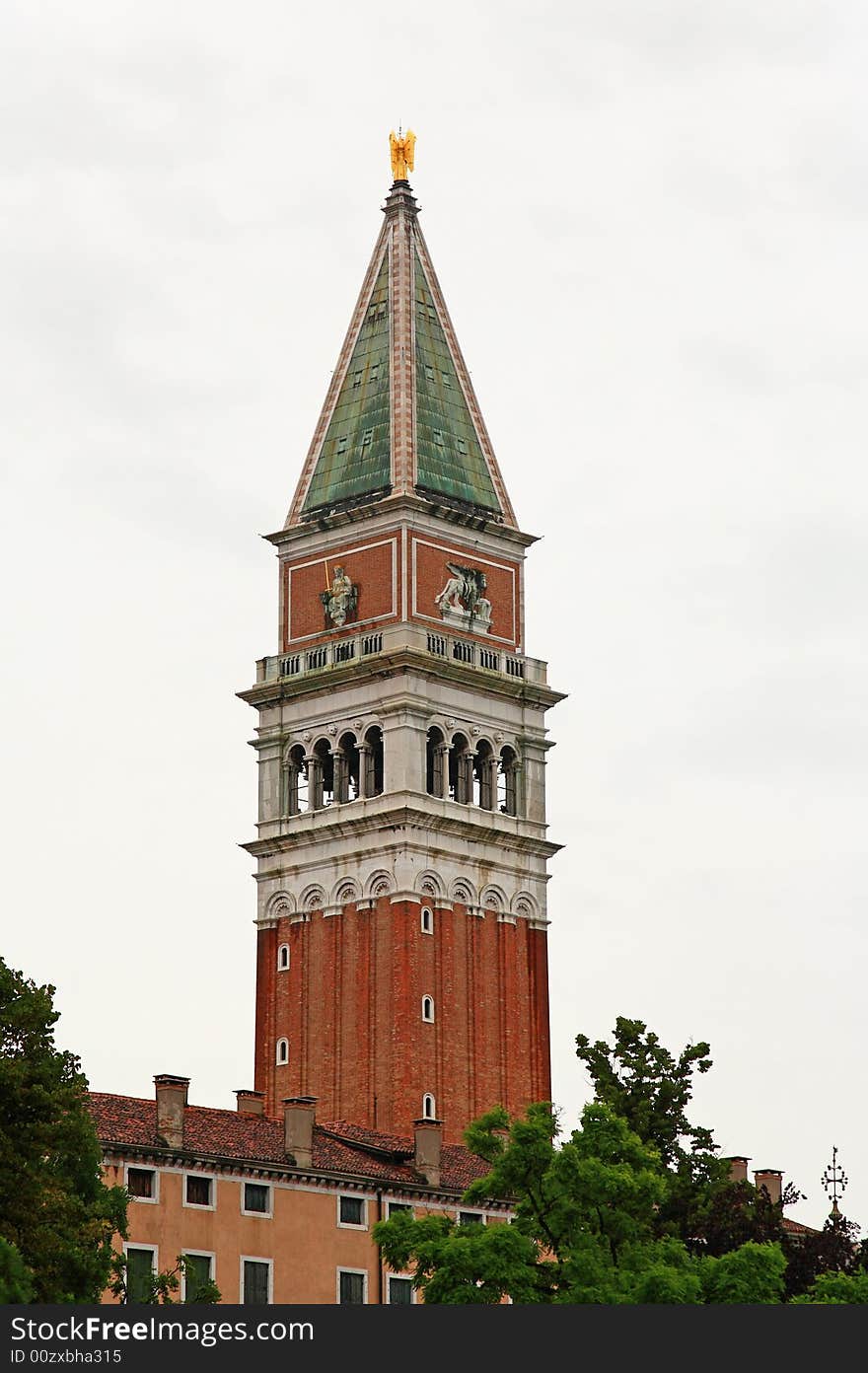 The scenery at  San Marco Plaza in Venice Italy. The scenery at  San Marco Plaza in Venice Italy