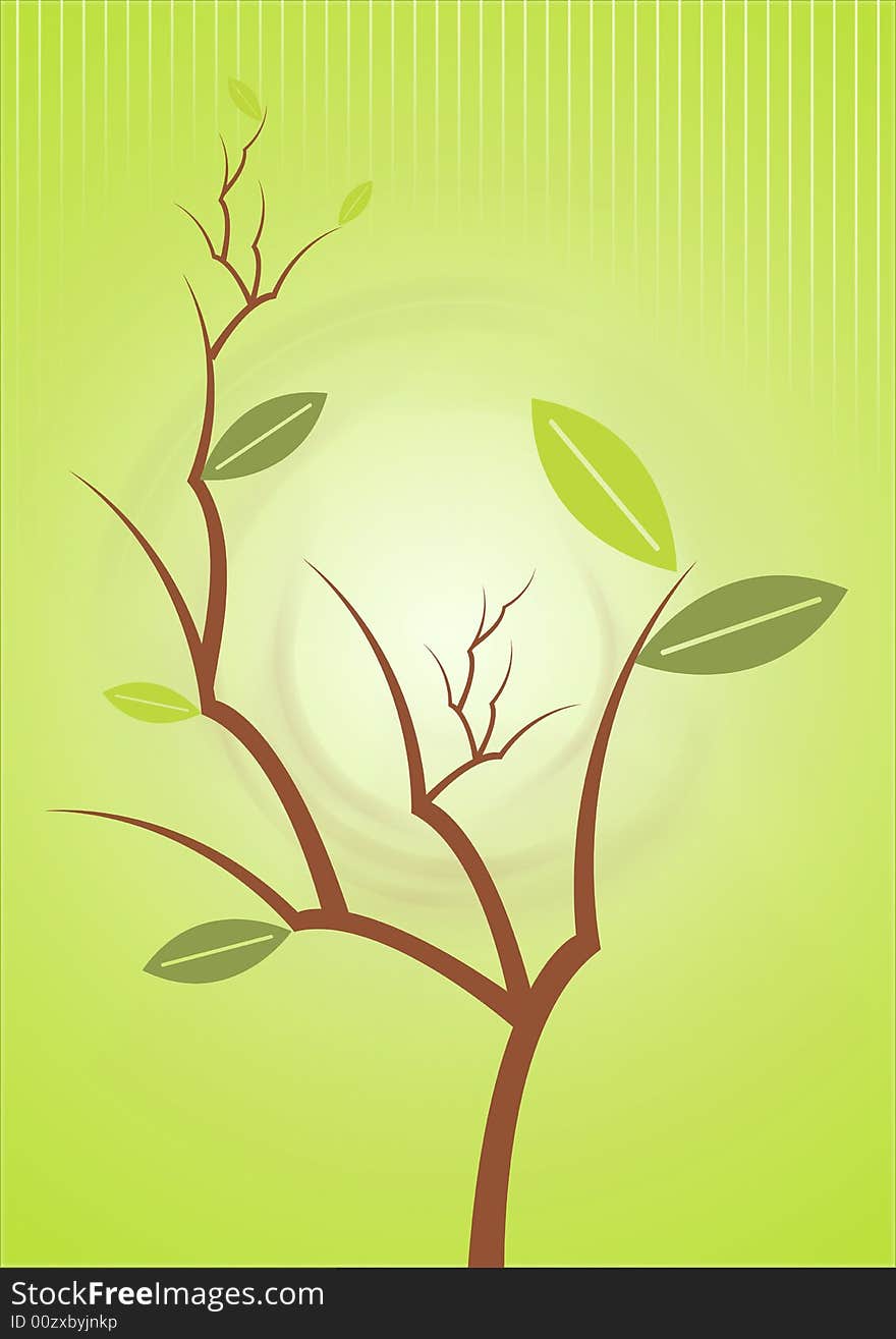 Green plant design abstract background. Green plant design abstract background