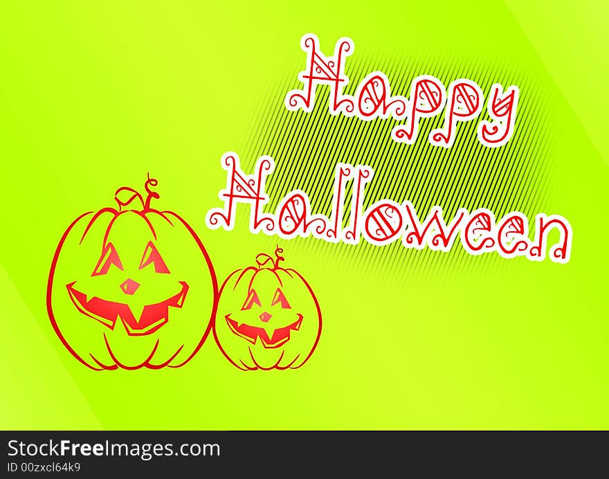 A Green Background for Halloween - perfect for a card or invitation!