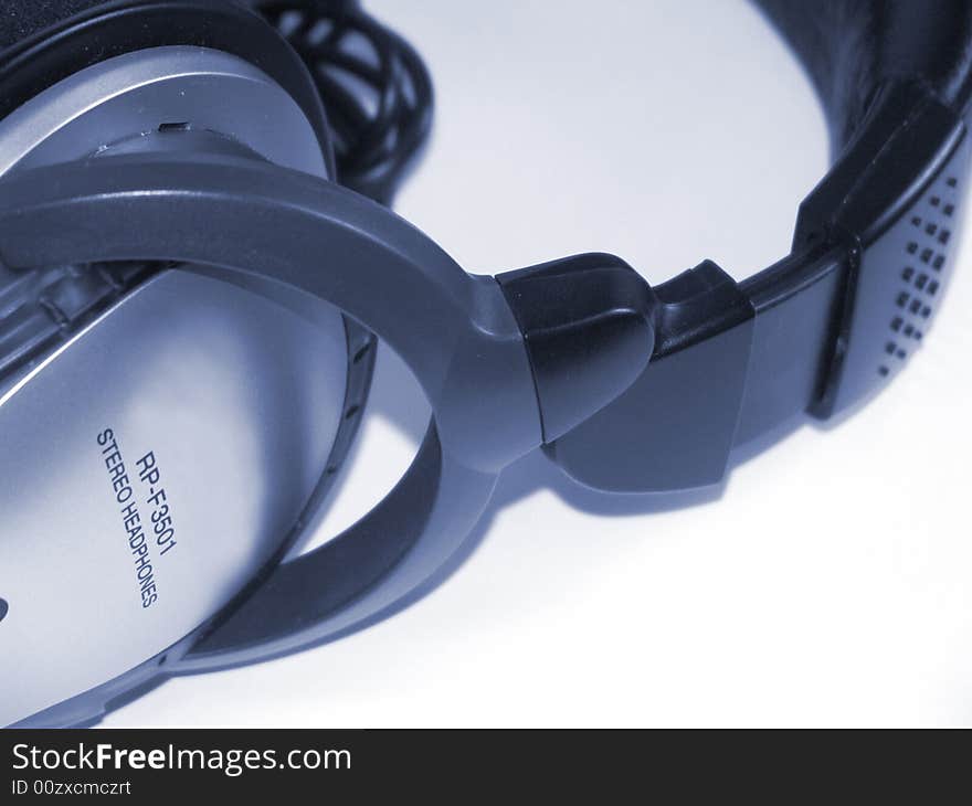 Headphones dark blue