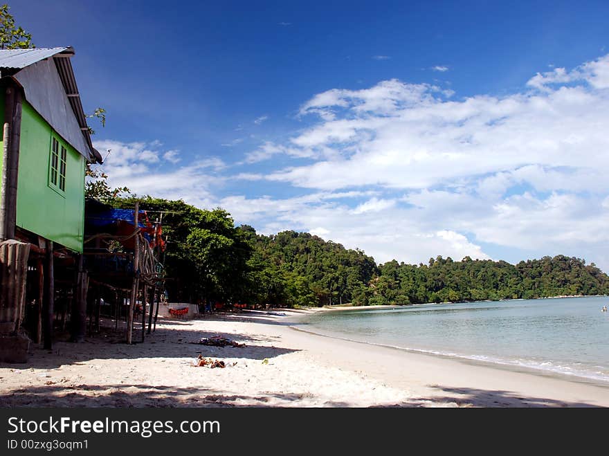 Beach scenery