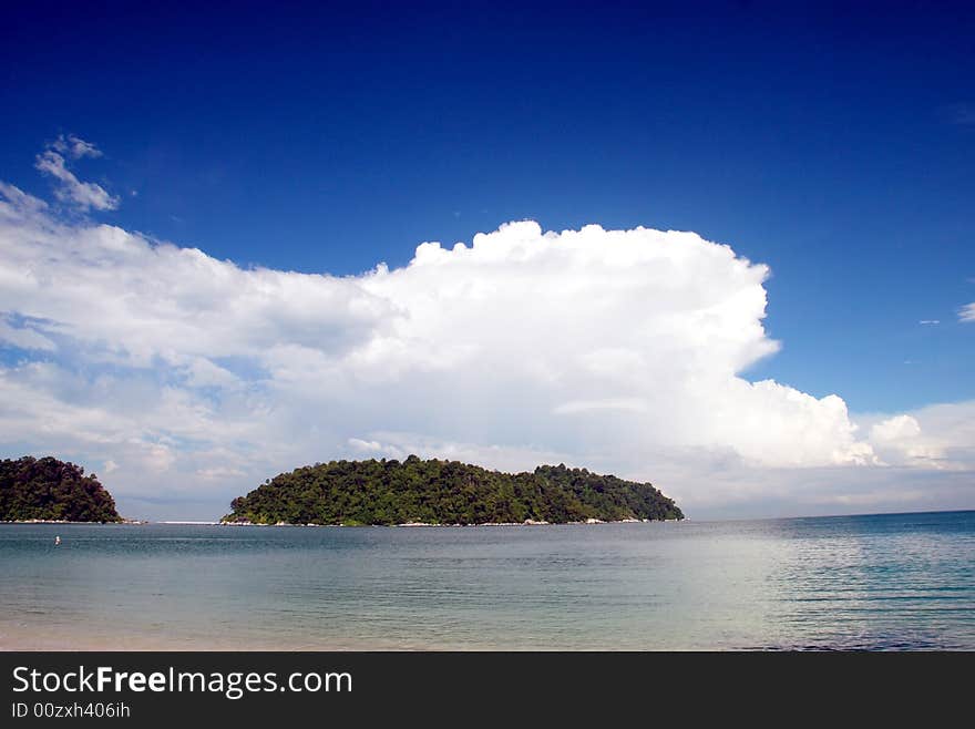 Beach scenery