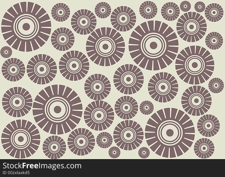 Vector gray Abstract gear background