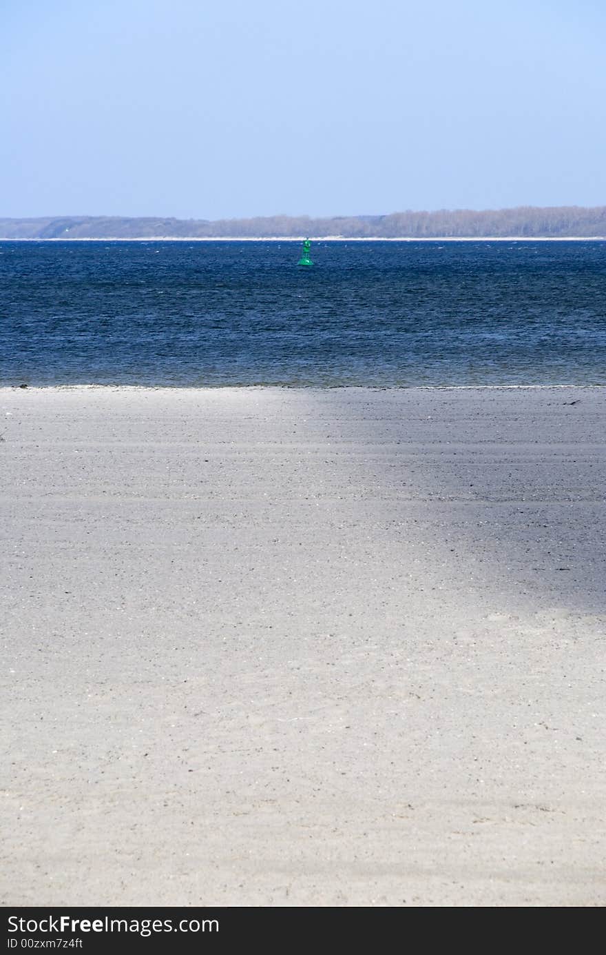 The Beach in travemuende, germany