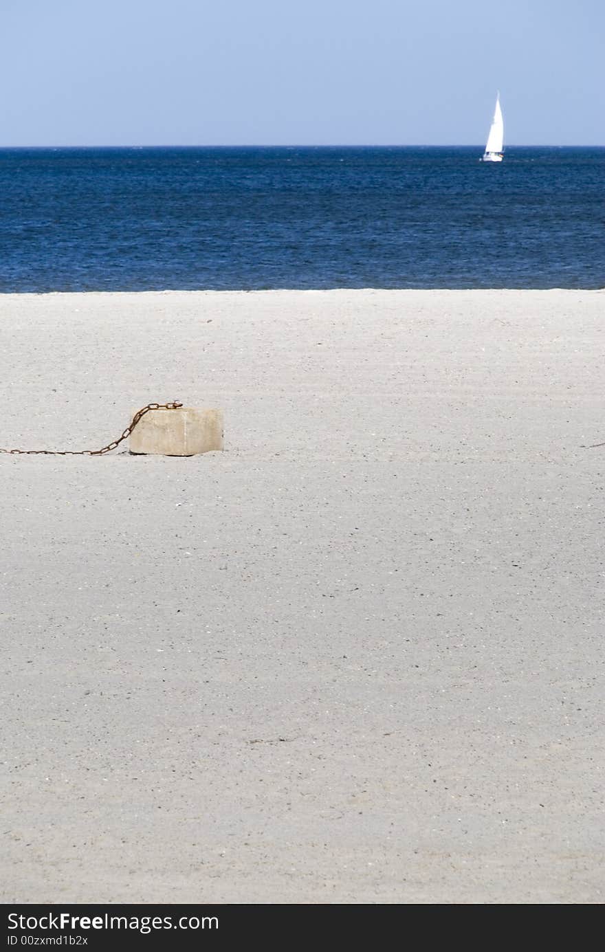 The Beach in travemuende, germany