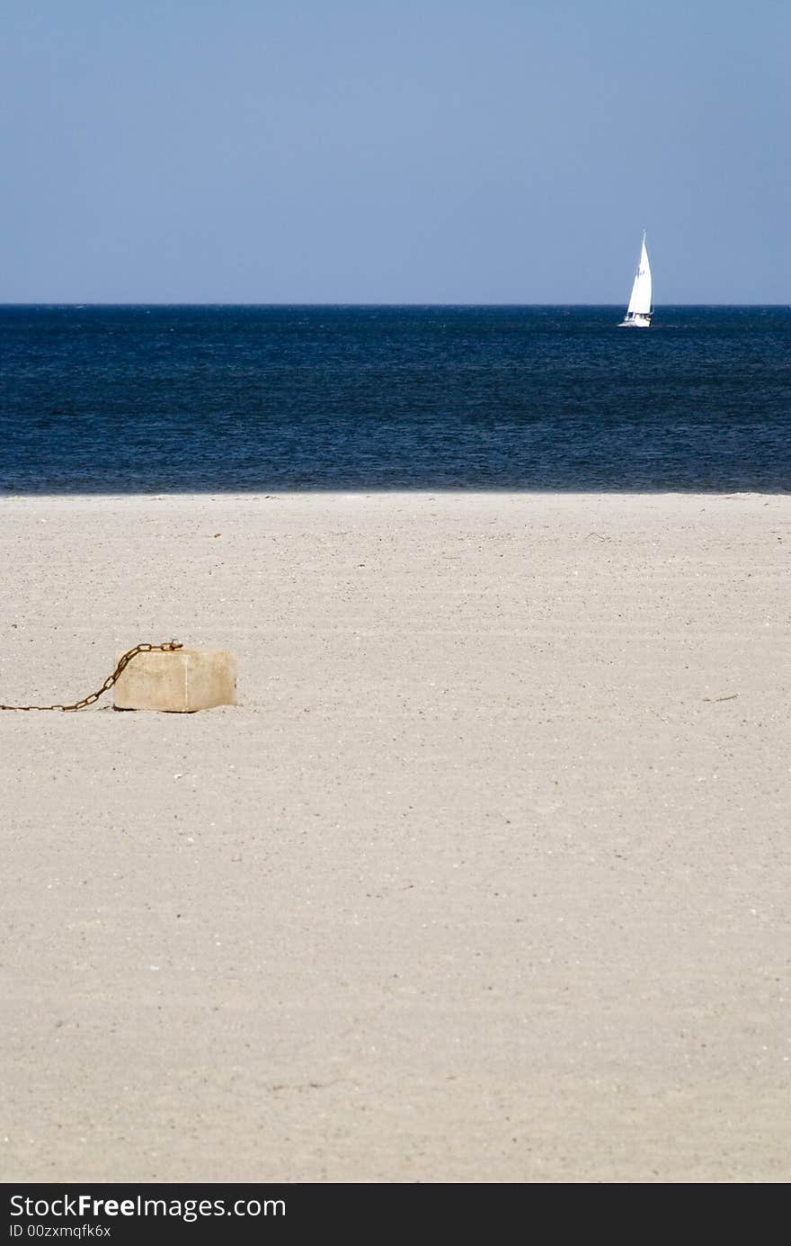 The Beach in travemuende, germany