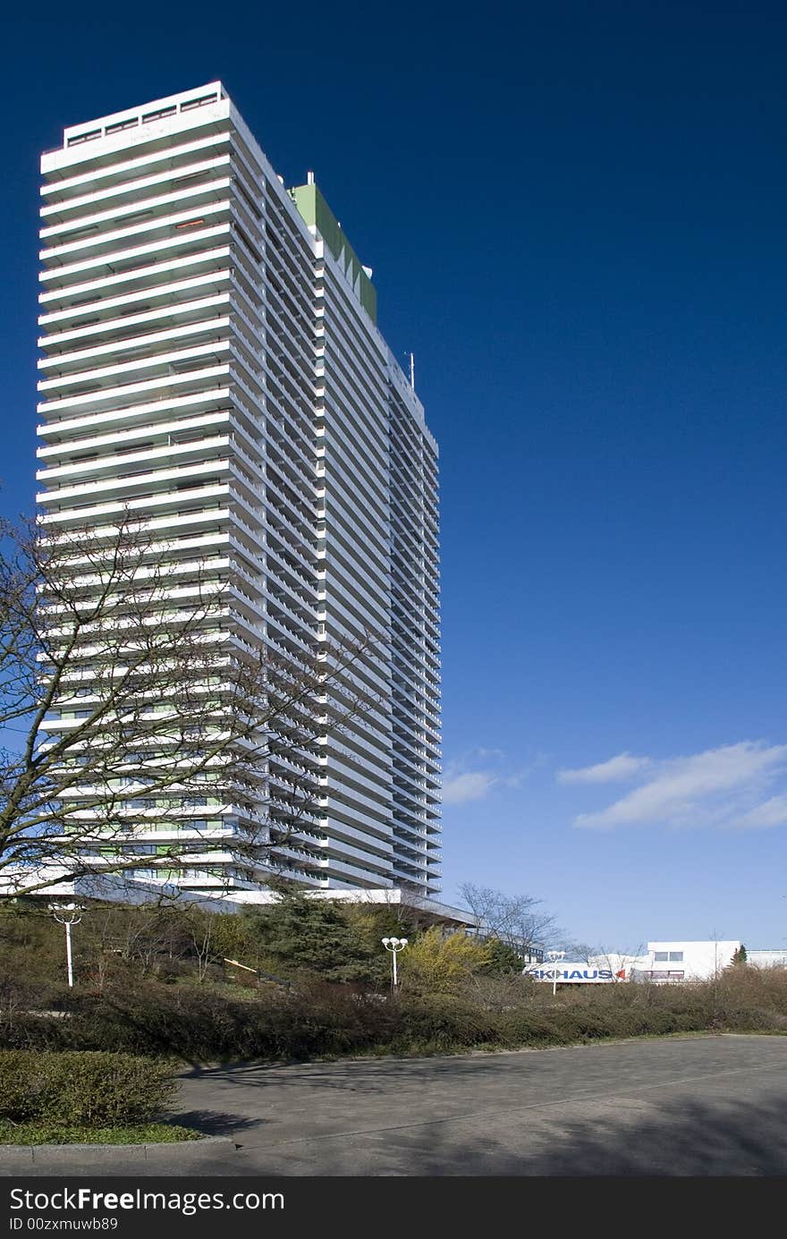 A skyscraper in travemuende, germany