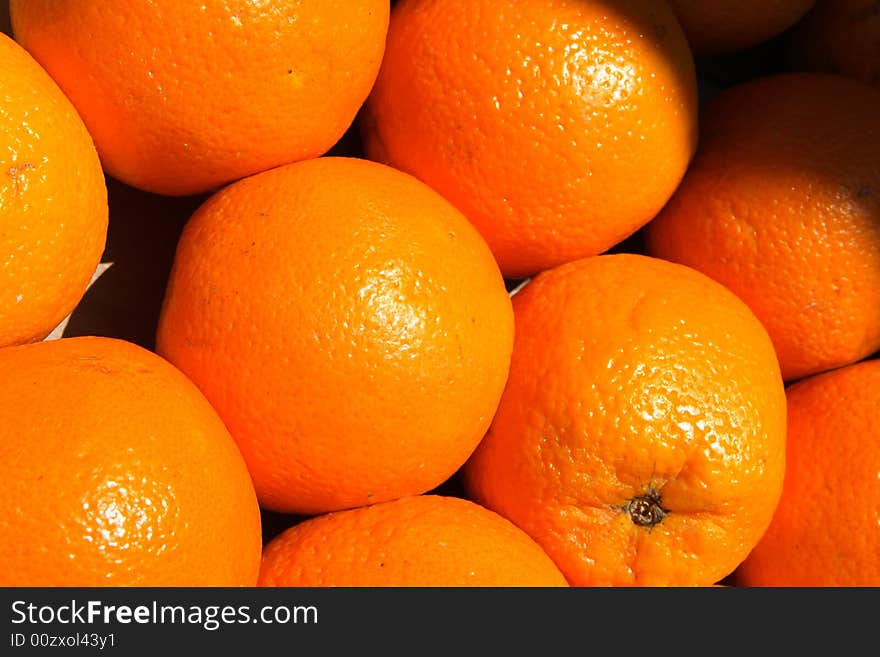 Fresh oranges for a breakfast