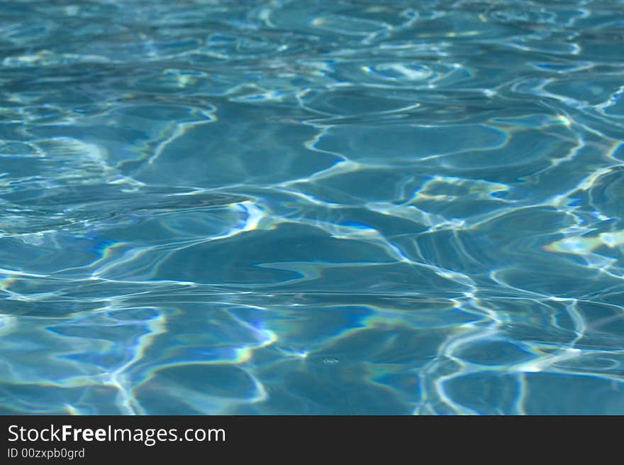 Abstract blue swimming water background. Abstract blue swimming water background