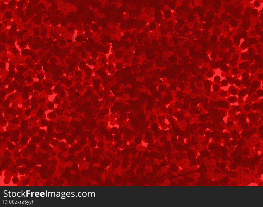 Red bacteria background, blood cell illstration