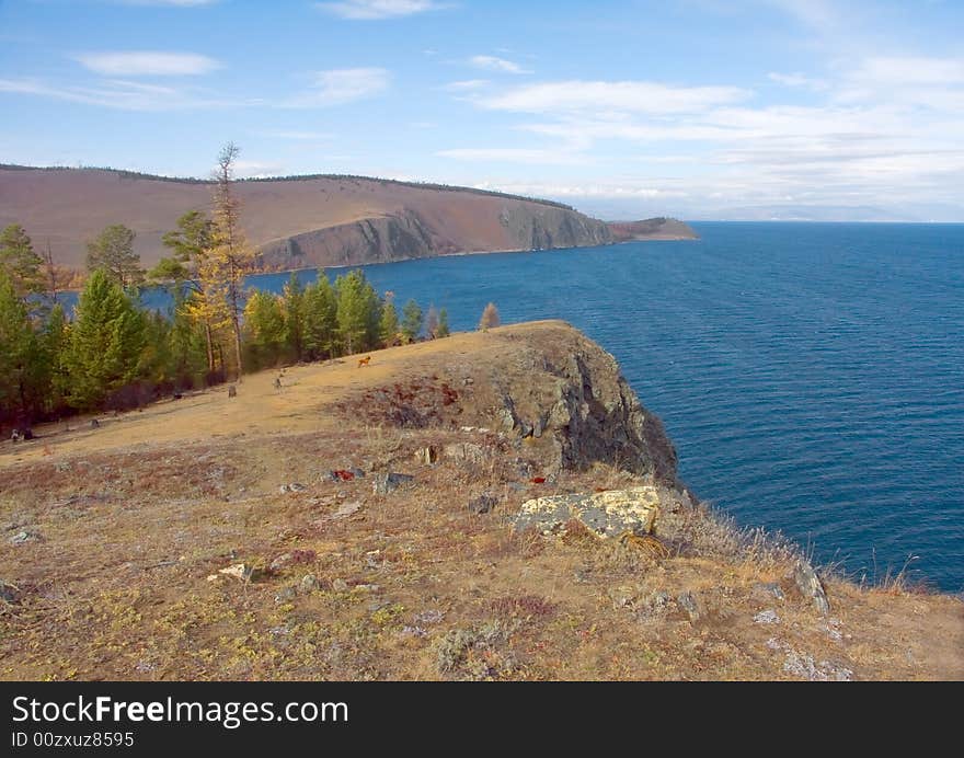 North coast lake Baikal