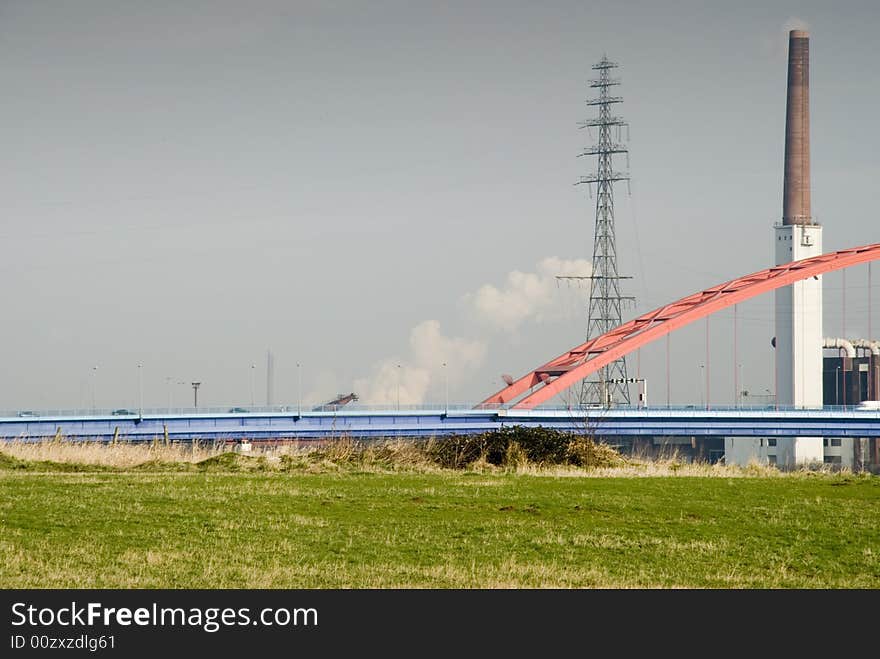 An industrial horizont in germany