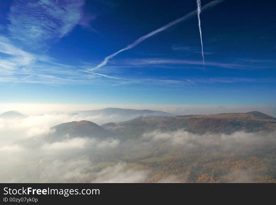 Sky And Mountains