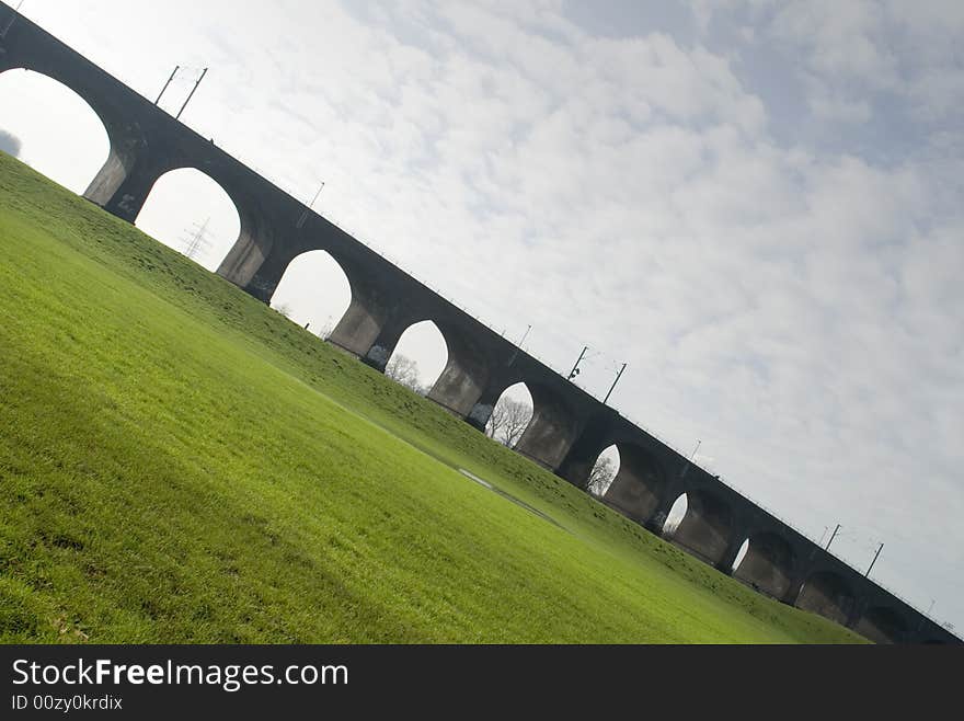 Rhine bridge detail