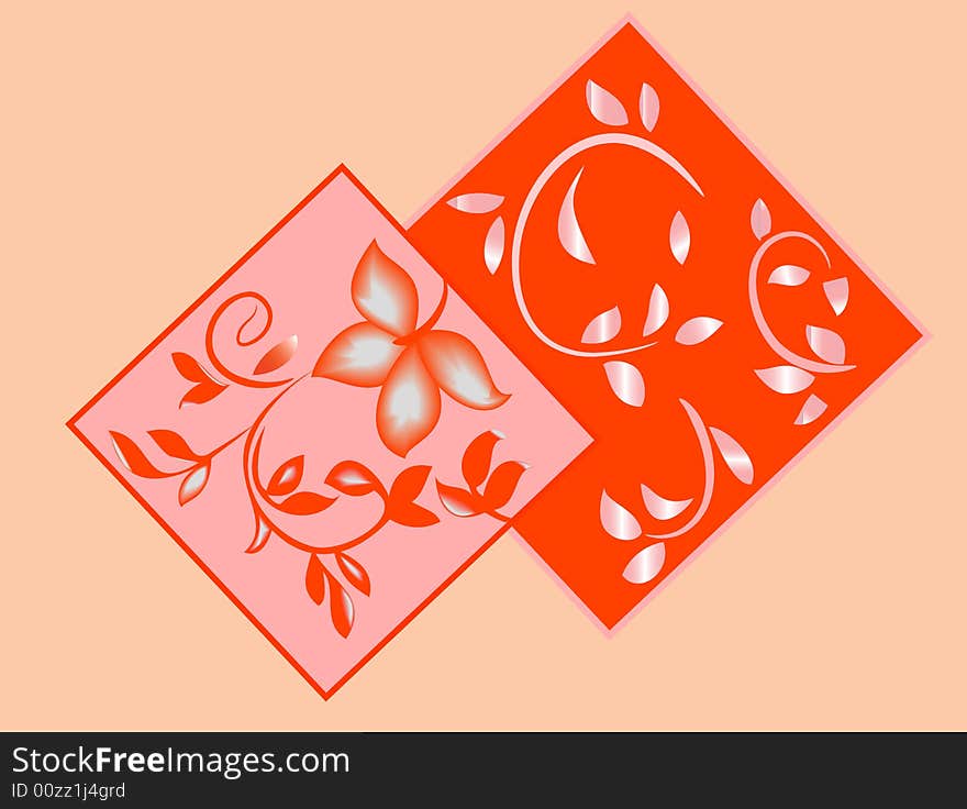 Flower Background. Vector Illustration