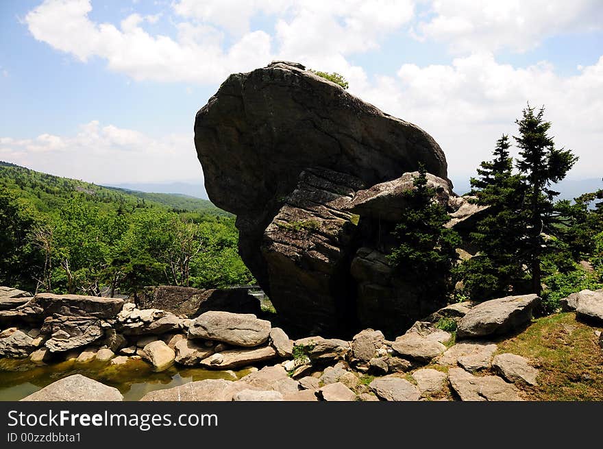 Grandfather Mountains in North Carolina. Grandfather Mountains in North Carolina