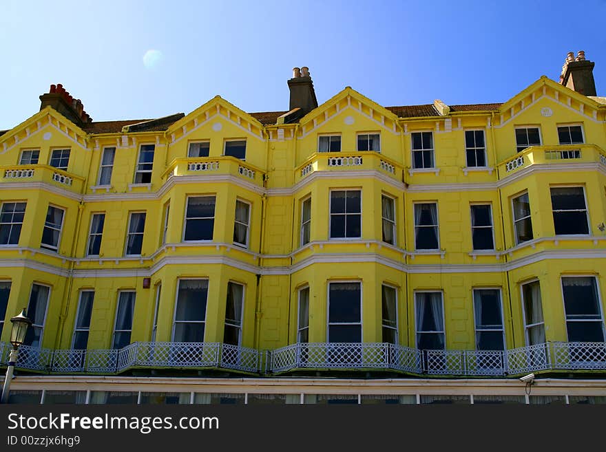 Some pretty flats along the British south coast. Some pretty flats along the British south coast